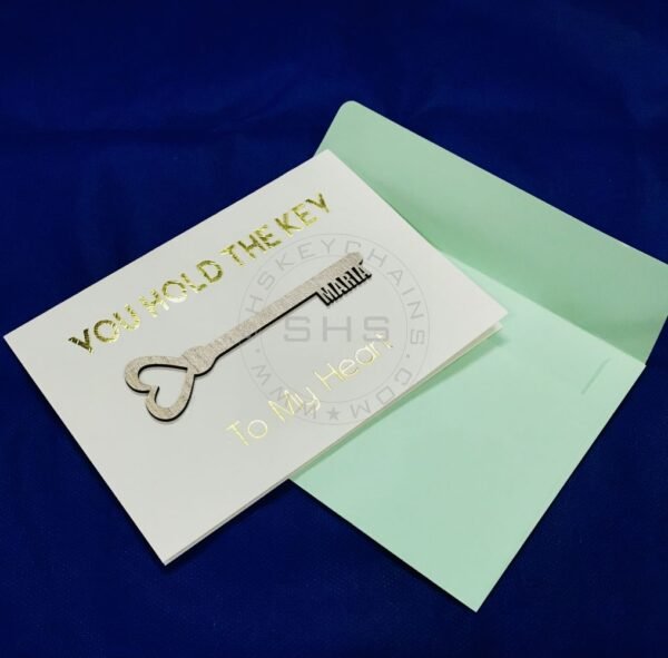 Greeting Card - You hold the Key to my Heart