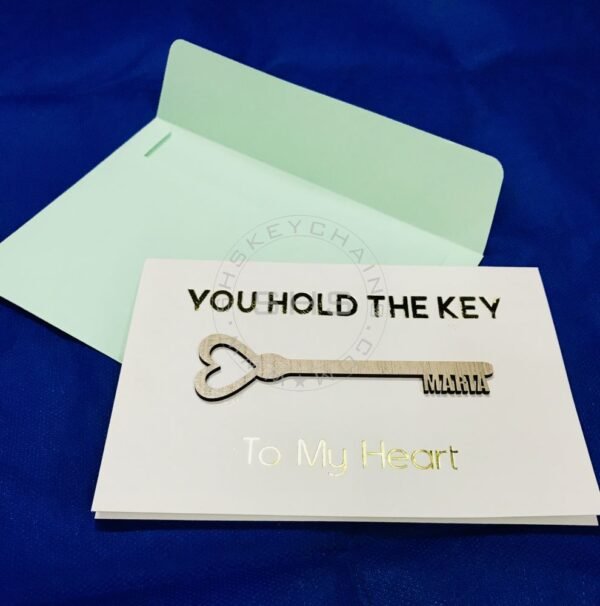 Greeting Card - You hold the Key to my Heart - Image 4