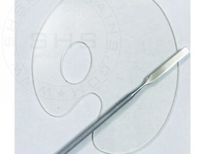 Clear Acrylic Makeup Palette with Spatula