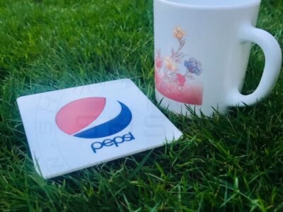 Acrylic Coasters with Customizable Business Logo