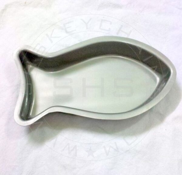 Cat Feeding Bowl-Fish Shaped-Stainless Steel - Image 2
