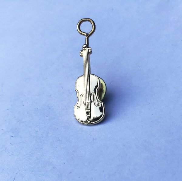 Guitar metal Brooch, Quality Golden Finish - Image 2
