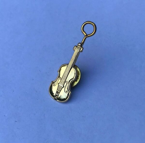 Guitar metal Brooch, Quality Golden Finish - Image 3
