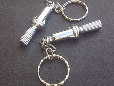 Medical Part Keychain-Silver Plated