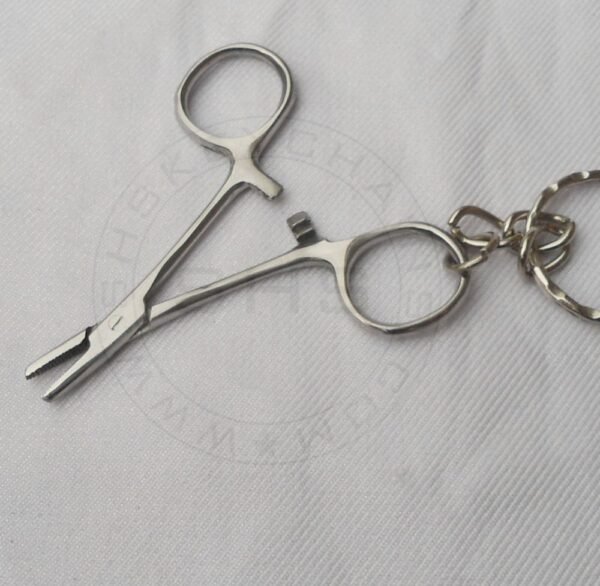 Keyring - Miniature Needle Holder Stainless Steel - Image 2