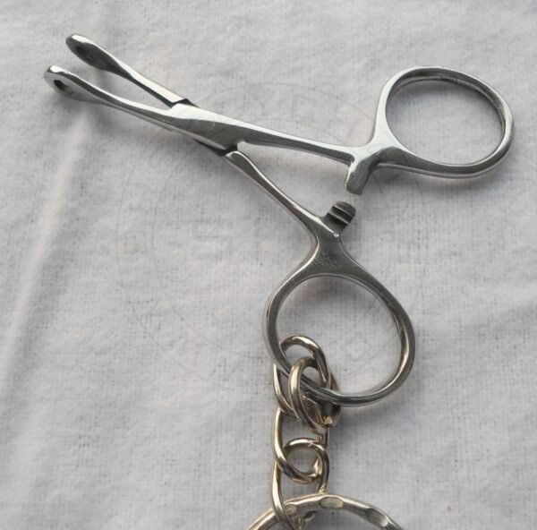 Miniature Sponge Stick keychain - Stainless Steel