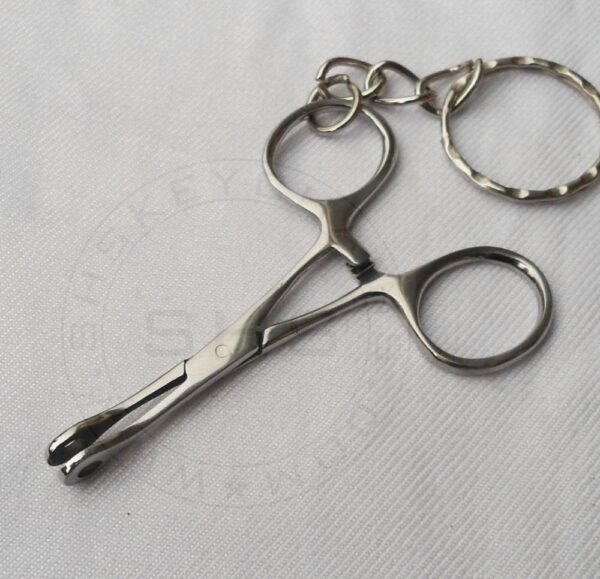 Miniature Sponge Stick keychain - Stainless Steel - Image 3