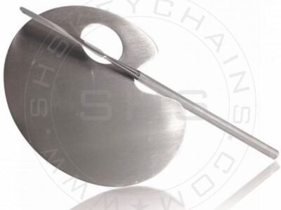 Stainless Steel Makeup Palette with Spatula
