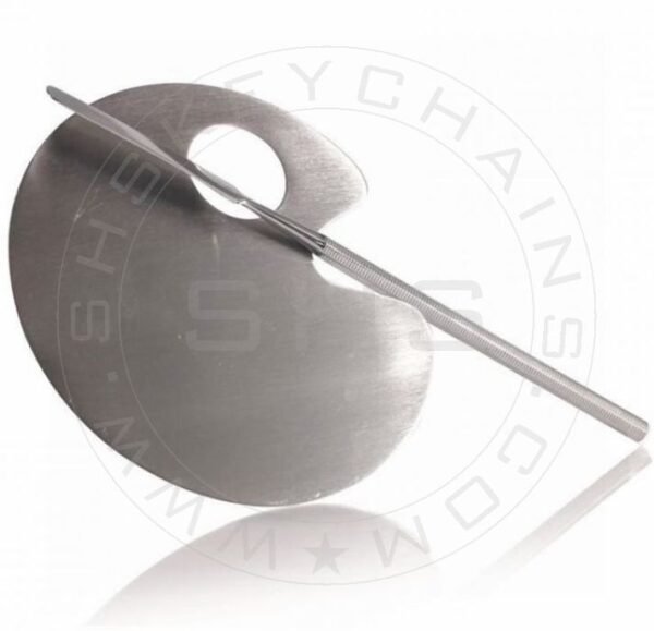 Stainless Steel Makeup Palette with Spatula