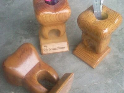 Handcrafted 3D Tooth Shaped Personalized Pen Holder