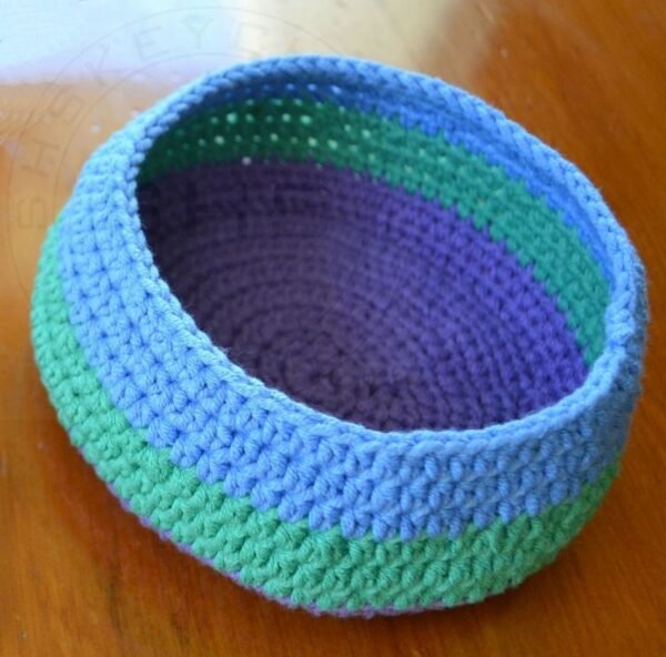 Crochet Coasters Set with Holding Basket - Image 2