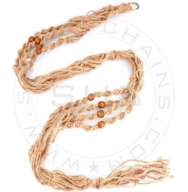 Handmade Jute Macramé - Double Planter - Image 3
