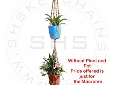 Handmade Jute Macramé - Double Planter
