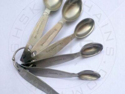 Spoons Set: Six Stainless Steel Measuring Spoons
