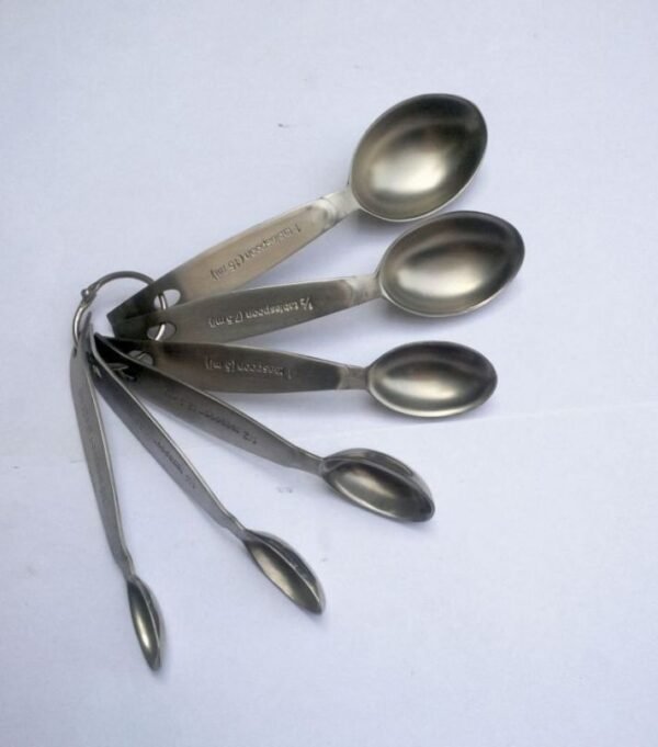 Spoons Set: Six Stainless Steel Measuring Spoons - Image 4