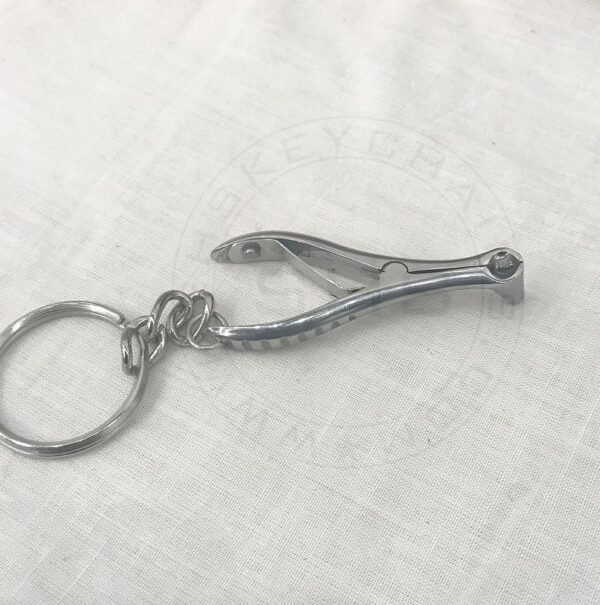 Keychain - Stainless Steel Miniature Nasal Speculum - Image 2