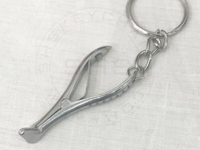 Keychain - Stainless Steel Miniature Nasal Speculum