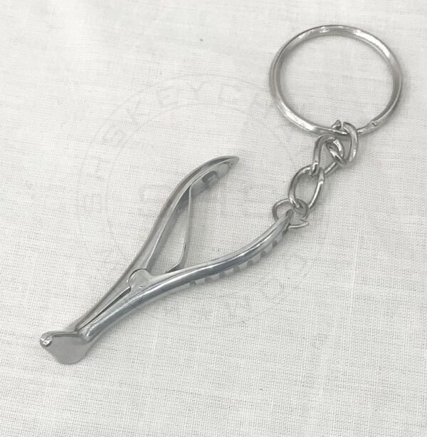 Keychain - Stainless Steel Miniature Nasal Speculum