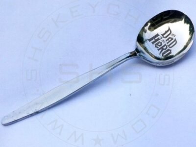 My Dad is my Hero Soup Spoon - Stainless Steel