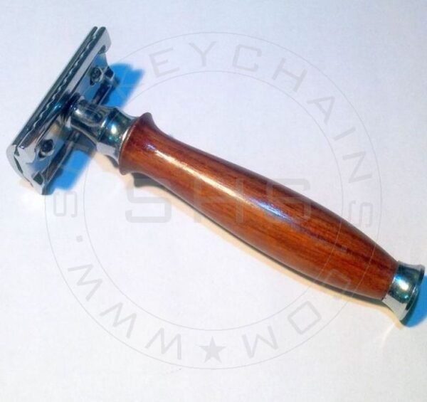 Men Wooden Handle Novelty Safety Razor - Image 4
