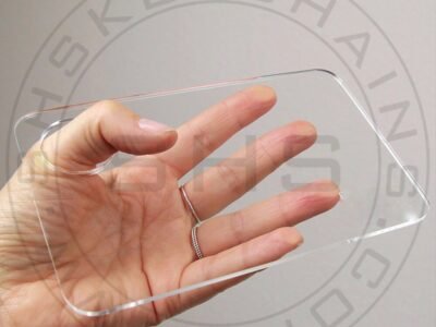 Rectangular makeup Palette Clear Acrylic