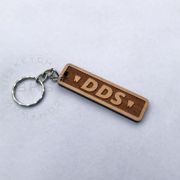DDS - Wooden keychain for Dentists - Image 2