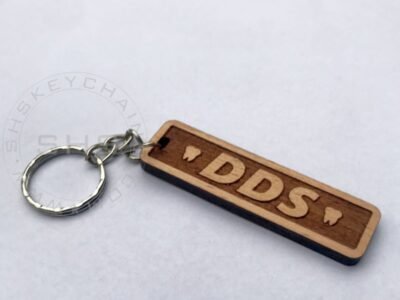 DDS - Wooden keychain for Dentists