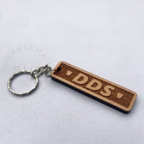 DDS - Wooden keychain for Dentists