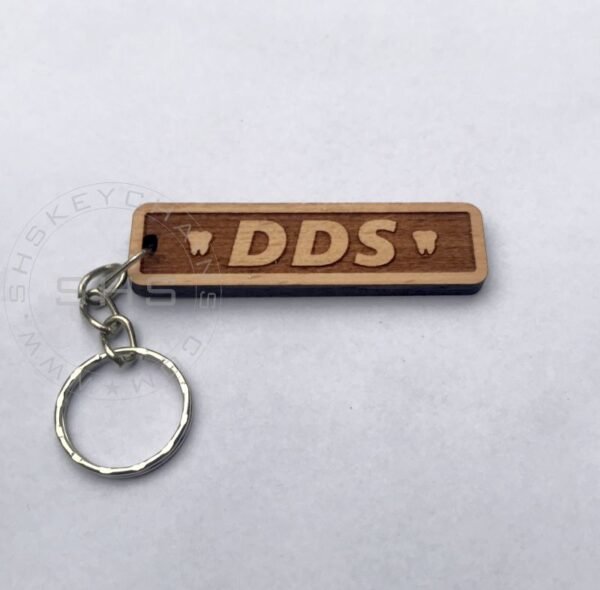 DDS - Wooden keychain for Dentists - Image 3