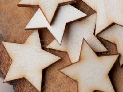Laser Cut Stars-1 inch- Pack of 50