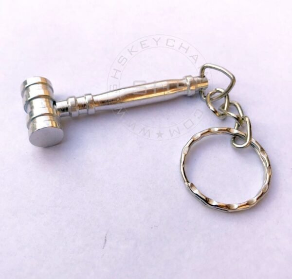 Miniature Aluminum Mallet Keychain - Image 2
