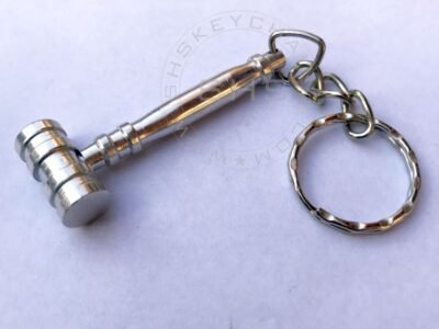 Miniature Aluminum Mallet Keychain