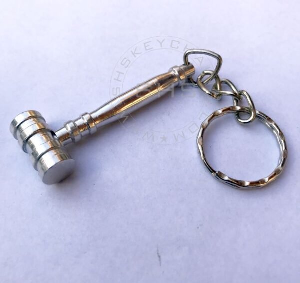 Miniature Aluminum Mallet Keychain