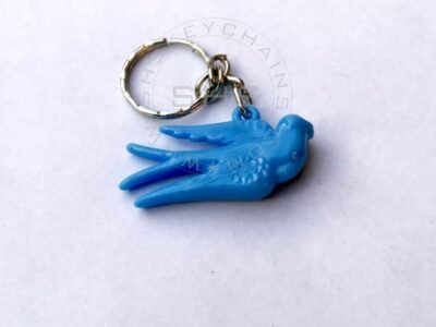 Cute Blue Bird Keychain