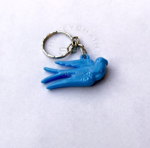 Cute Blue Bird Keychain