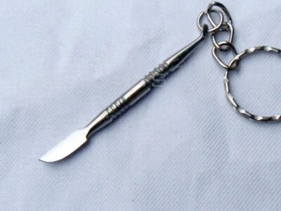 Stainless Steel Lecron Wax carver keyring