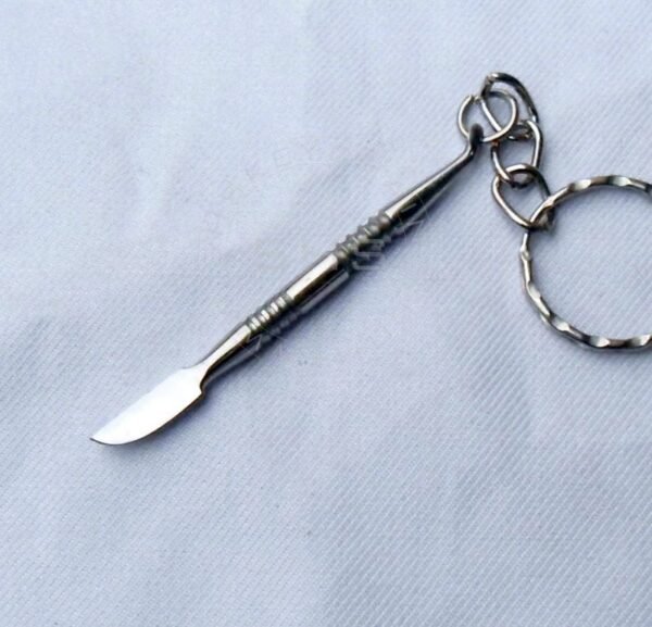 Stainless Steel Lecron Wax carver keyring