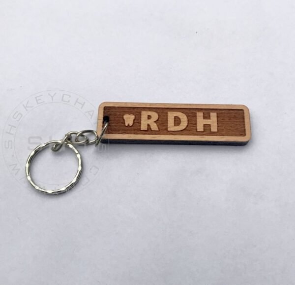 RDH Laser Engraved Wooden keyring - Image 4