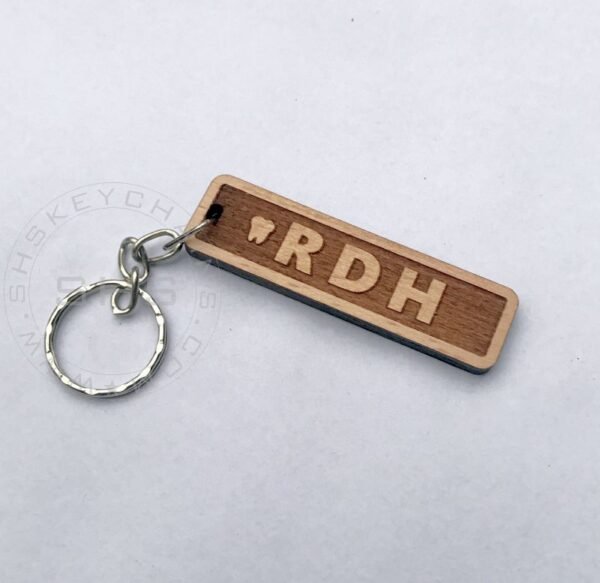 RDH Laser Engraved Wooden keyring