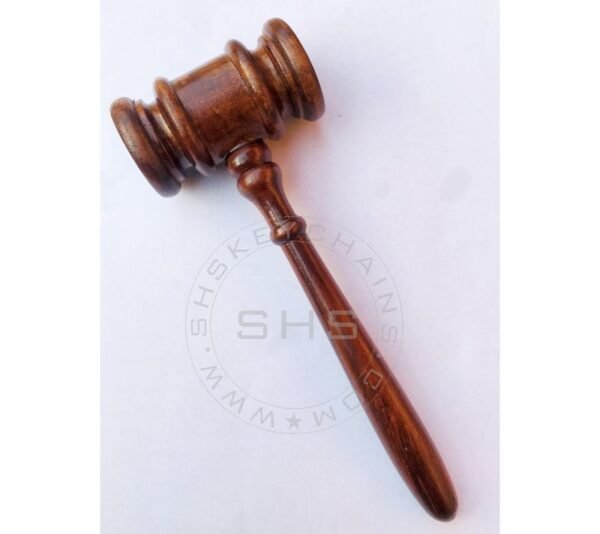 Handcrafted Rosewood Gavel for Law Professionals