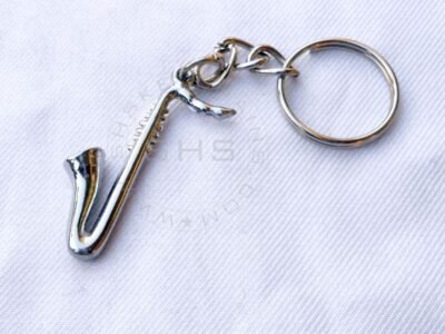 Miniature Saxophone Shaped keychain for Music Lovers
