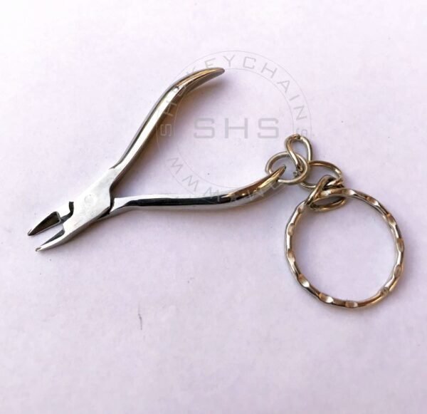 Miniature Nail Nipper Keychain - Stainless Steel