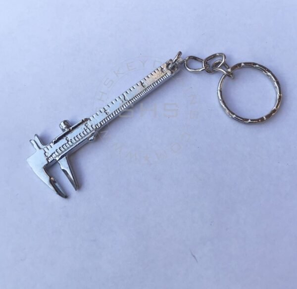 Miniature vernier calipers shaped keyring - Image 2