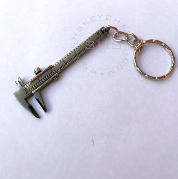 Miniature vernier calipers shaped keyring - Image 3