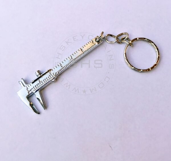 Miniature vernier calipers shaped keyring - Image 5