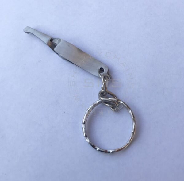Miniature Stainless Steel Bracket Tweezers keychain - Image 3