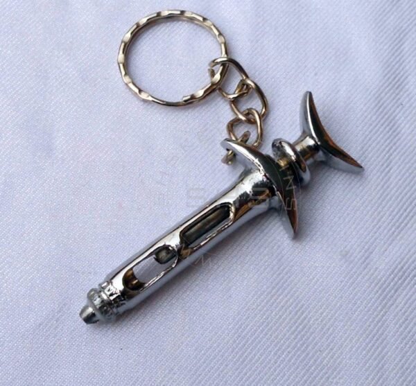 Miniature Dental Syringe Shaped keychain