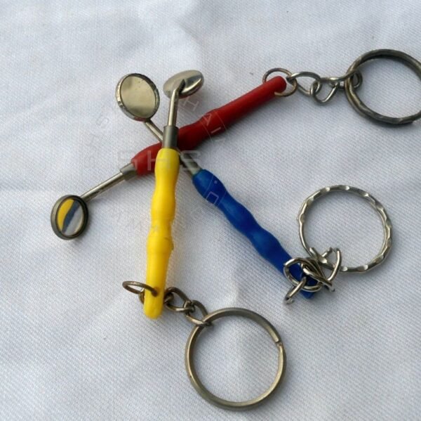 Plastic Mouth Mirror Keychain