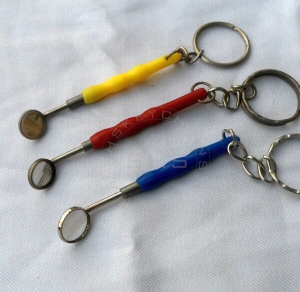 Plastic Mouth Mirror Keychain - Image 2