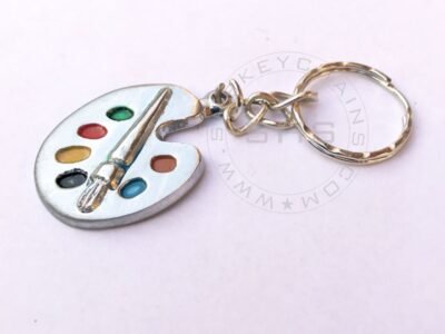Painting Pallette Keychain for Artists
